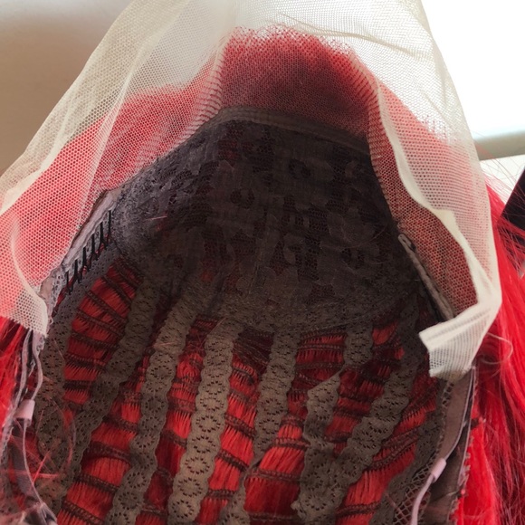 🔹LURIN K 24” RED CURLY LACE FRONT WIG  *NWT* - Picture 11 of 12